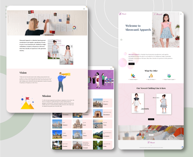Website Redevelopment - shrawantiapparels.com